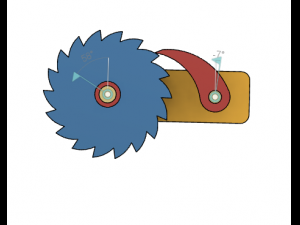Rachet Pawl Mechanism 3D 모델