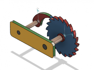 Rachet Pawl Mechanism 3D 모델