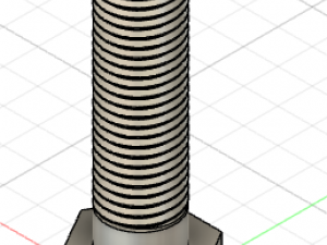 Nut Bolt 3D Model