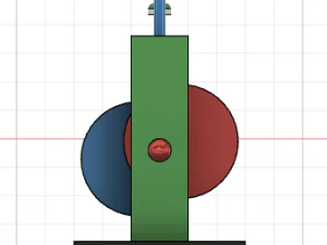 Cam and Follower 3D Model