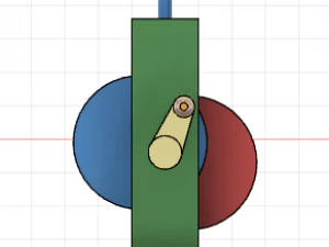 Cam and Follower 3D Model
