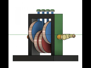 Cam and Follower 3D Model