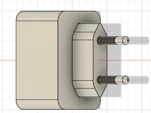 Adattatore cellulare Modello 3D