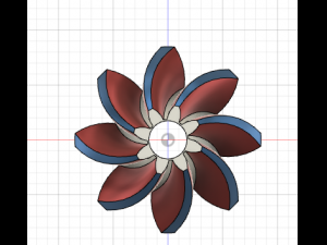 Helical Bevel Gear 3D Model