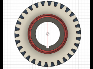 Helical Gear Modelo 3D
