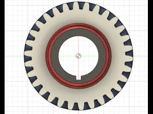 Helical Gear 3D Model