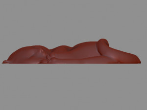 Sleeping cat 3D-Druckmodell