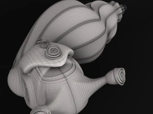 Улитка 3D Модель