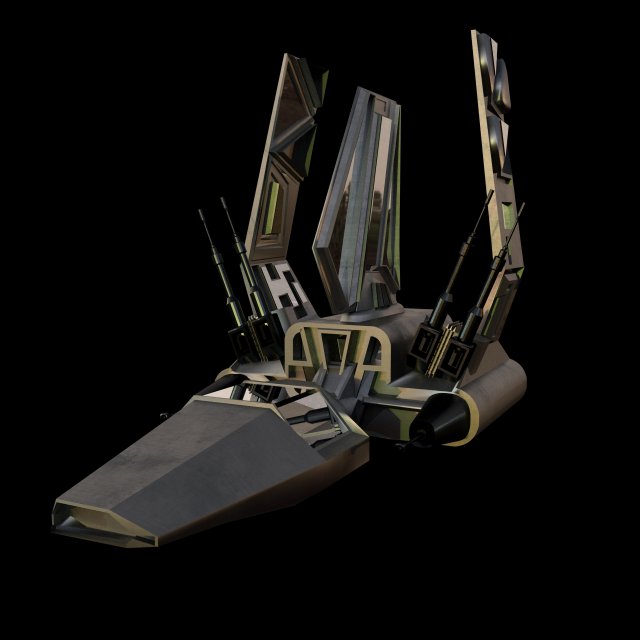 The spaceship 3D मॉडल .c4d .max .obj .3ds .fbx .stl .blend 