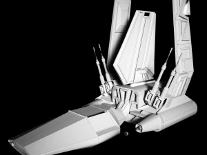 The spaceship 3D Model