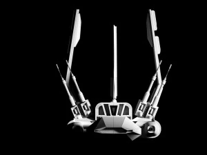 The spaceship 3D Model