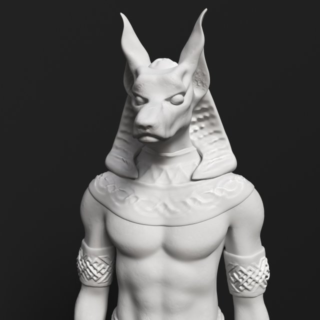 Anubis Modèle 3D .c4d .max .obj .3ds .fbx .stl .blend 