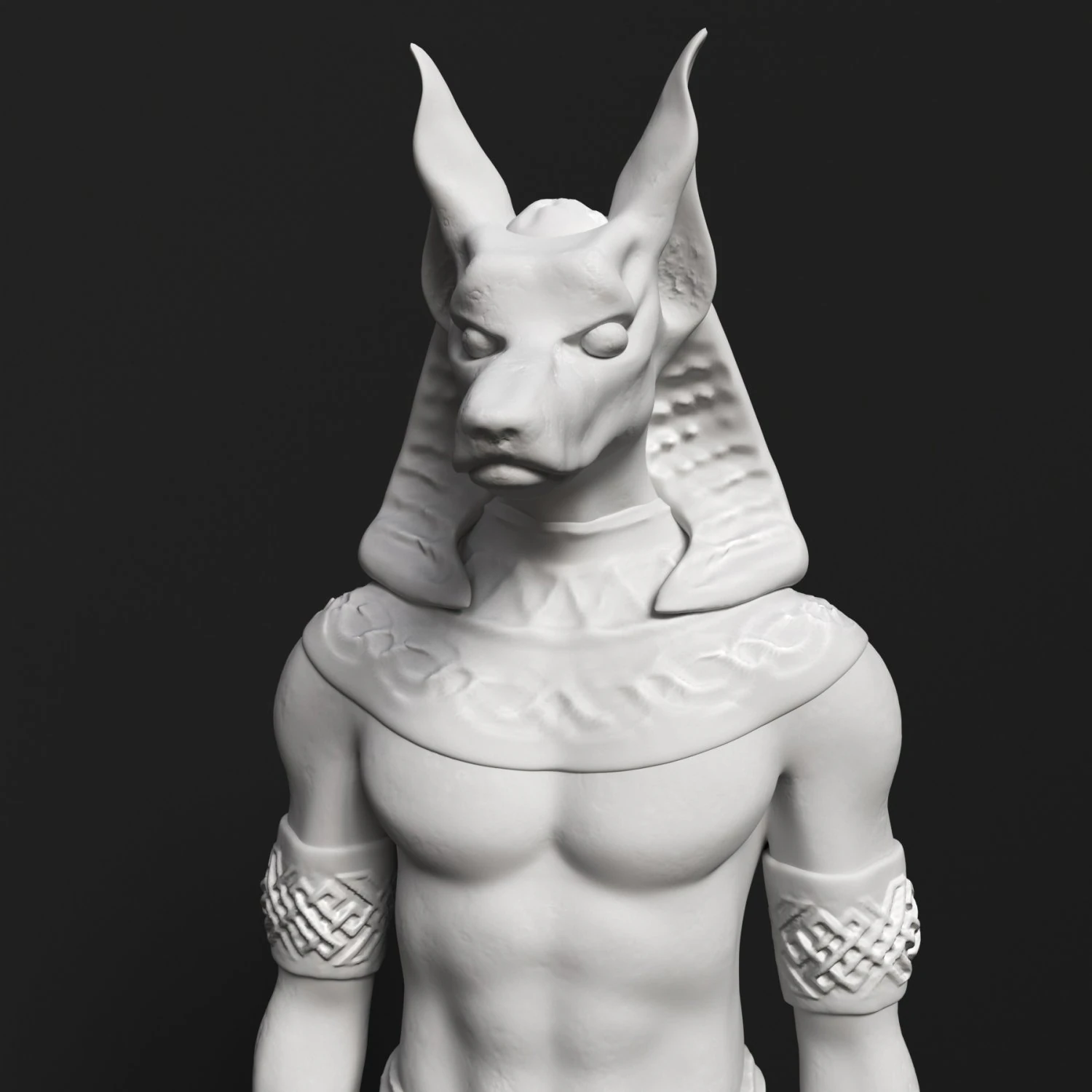 Anubis 3D Model .c4d .max .obj .3ds .fbx .stl .blend