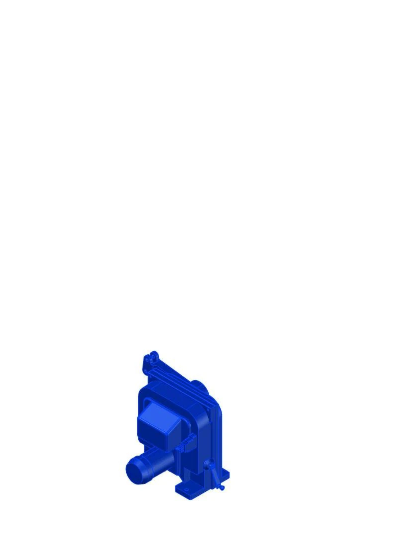 Mechanism electric single-turn 3D Model .c4d .max .obj .3ds .fbx .stl .blend 