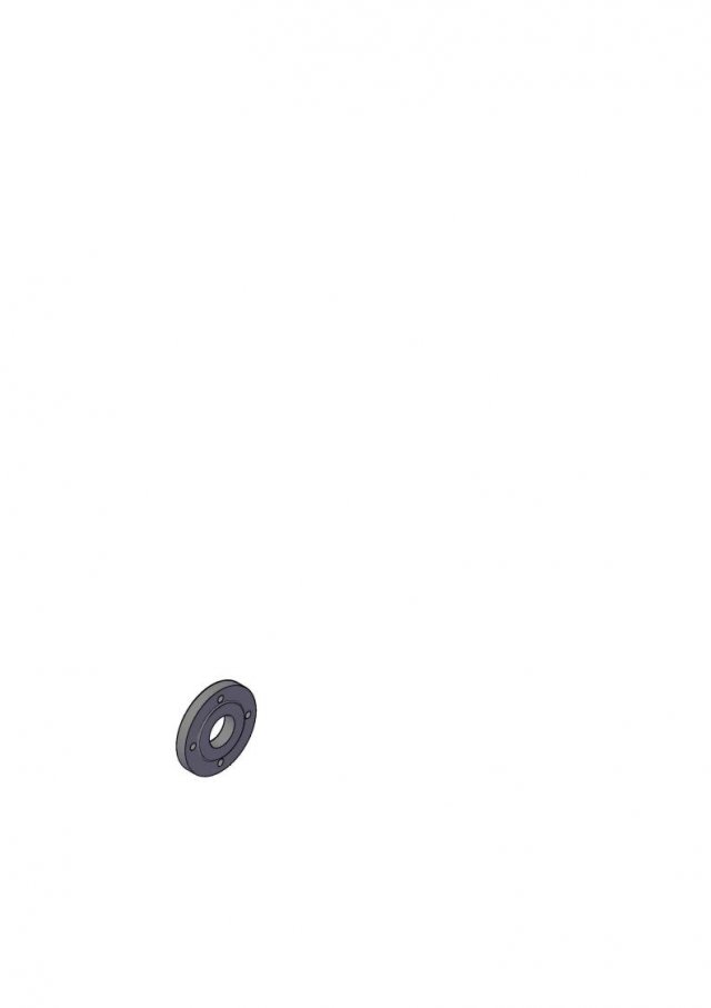 Flange Dn 50 Pn 16 ata 3D 모델 .c4d .max .obj .3ds .fbx .stl .blend 
