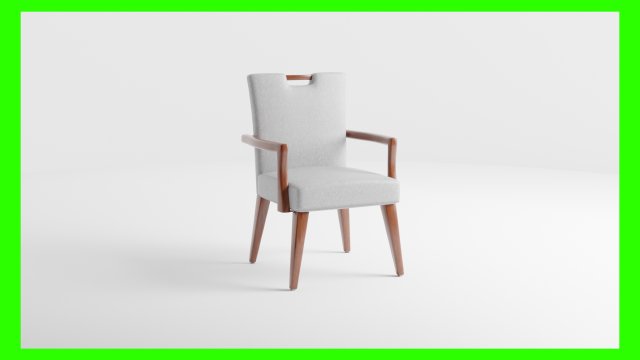Modern Chair 3D Model .c4d .max .obj .3ds .fbx .stl .blend 