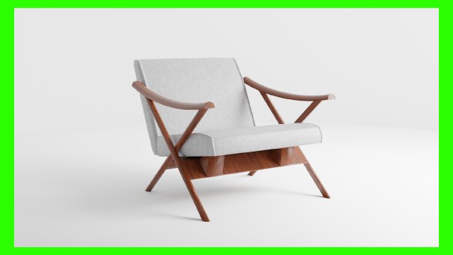 Modern Chair 3D Model .c4d .max .obj .3ds .fbx .stl .blend 