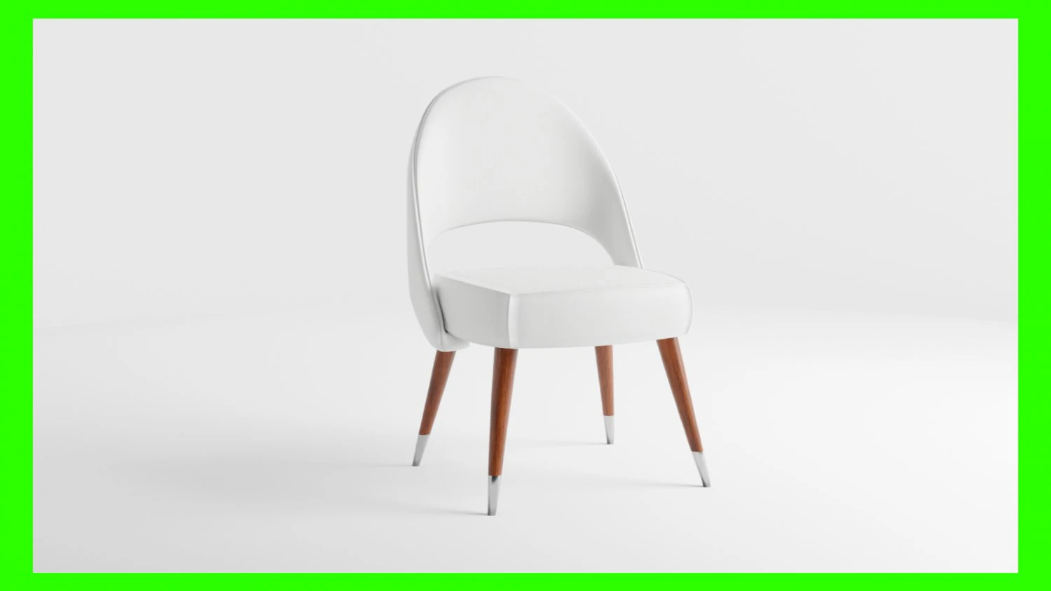 Modern Dinner Chair 3D Model .c4d .max .obj .3ds .fbx .stl .blend