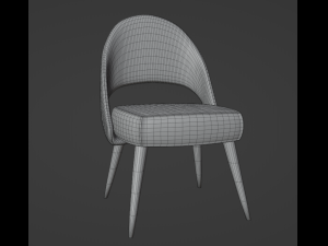 Modern Dinner Chair Modèle 3D