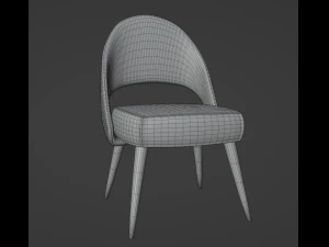 Modern Dinner Chair 3D Model
