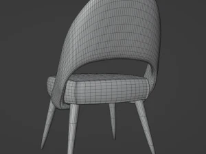 Modern Dinner Chair 3D Model