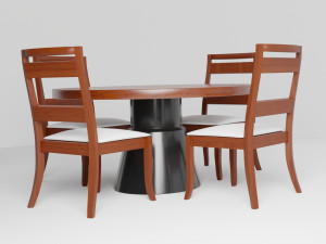 Modern Dinner Table 3D Model