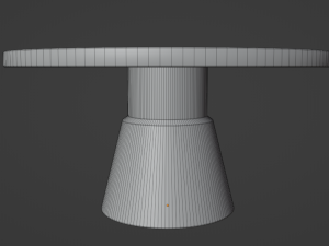 Modern Dinner Table 3D Model