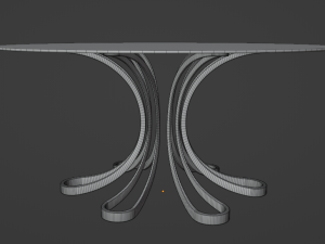 Modern Dinner Table Modelo 3D