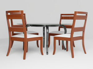 Modern Dinner Table 3Dモデル