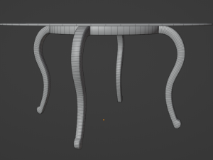 Modern Dinner Table 3Dモデル