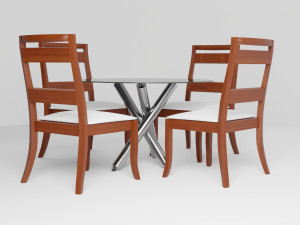 Modern Dinner Table 3Dモデル