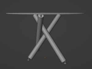 Modern Dinner Table 3Dモデル