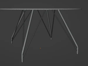 Modern Dinner Table 3D Model