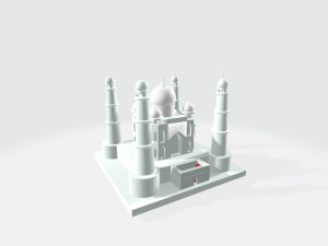 Taj mahal 3D Model