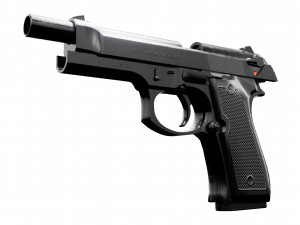 Beretta M9 Pistol 3Dモデル