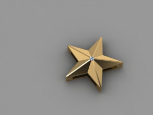 Star necklace 3D Print Model