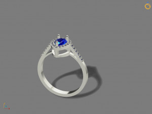 Drop fantasy ring 3D printmodel