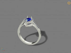 Drop fantasy ring 3D Print Model