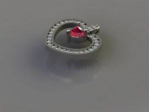 Heart necklace 3D Print Model