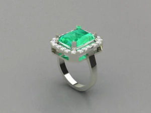 Big stone ring 3D Print Model