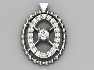Fantasy necklace 3Dプリントモデル
