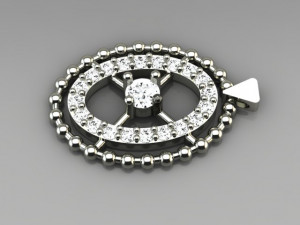 Fantasy necklace 3Dプリントモデル