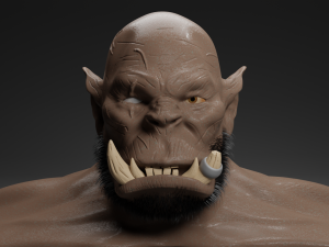 Orc lowpoly 3D 模型