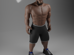 Orc lowpoly Model 3D