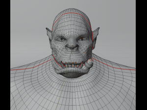 Orc lowpoly Model 3D