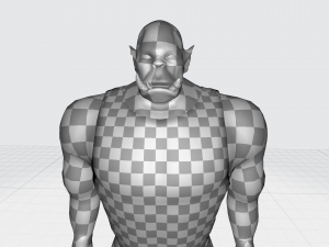 Orc lowpoly Model 3D