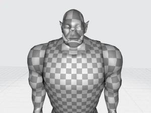 Orc lowpoly 3D Model