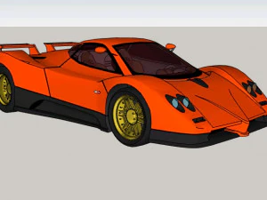 PAGANI ZONDA 3D Print Model