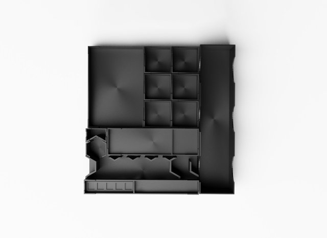 Terraforming Mars Organizer - All in one Box Storage 3D print model 3Dプリントモデル .c4d .max .obj .3ds .fbx .stl .blend 