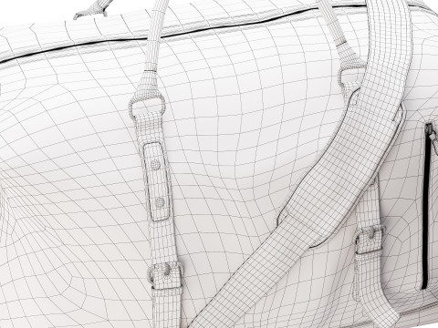 Canvas duffle bag URBAN BAG Verona 3Dモデル